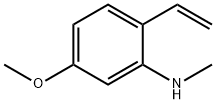 벤젠아민,2-에테닐-5-메톡시-N-메틸-(9Cl) 구조식 이미지
