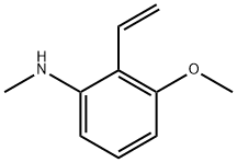 벤젠아민,2-에테닐-3-메톡시-N-메틸-(9Cl) 구조식 이미지