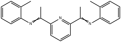 2,6-BIS[1-(2-METHYLPHENYLIMINO)ETHYL]PYRIDINE 구조식 이미지