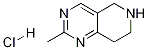 2-METHYL-5,6,7,8-TETRAHYDRO-PYRIDO[4,3-D]PYRIMIDINE HYDRO CHLORIDE 구조식 이미지