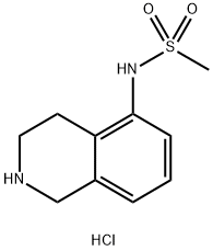 N-(1,2,3,4-TETRAHYDROISOQUINOLIN-5-YL)METHANESULFONAMIDE염산염 구조식 이미지