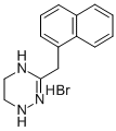 1,4,5,6-Tetrahydro-3-(1-naphthylmethyl)-as-triazine hydrobromide Structure