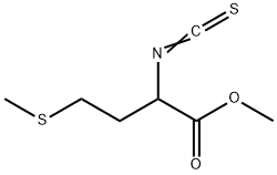 Methyl L-2-isothiocyanato-4-(methylthio)butyrate 구조식 이미지