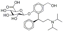 5-Hydroxymethyl Tolterodine β-D-Glucuronide Structure