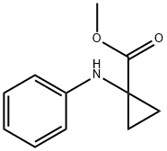 시클로프로판카르복실산,1-(페닐아미노)-,메틸에스테르(9CI) 구조식 이미지