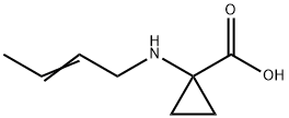 Cyclopropanecarboxylic acid, 1-(2-butenylamino)- (9CI) Structure