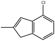 4-클로로-2-메틸-1H-인덴 구조식 이미지
