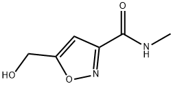 5-(Hydroxymethyl)-N-methylisoxazole-3-carboxamide Structure