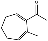 Ethanone, 1-(7-methyl-1,6-cycloheptadien-1-yl)- (9CI) 구조식 이미지