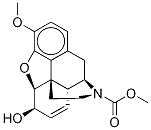 N-Des메틸-N-메톡시카르보닐코데인 구조식 이미지