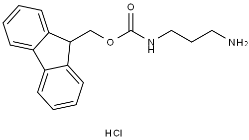 FMOC-NH(CH2)3NH2 HCL 구조식 이미지