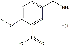 4-Methoxy-3-nitrobenzylamine hydrochloride Structure