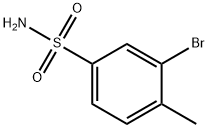 3-Bromo-4-methylbenzenesulphonamide 구조식 이미지