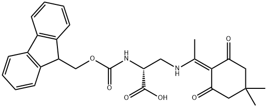 FMOC-D-DAP(DDE)-OH Structure