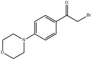 2-Bromo-1-(4-morpholinophenyl)-1-ethanone Structure