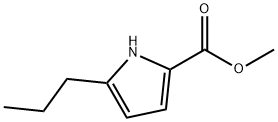 1H-Pyrrole-2-carboxylicacid,5-propyl-,methylester(9CI) Structure