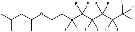 PERFLUOROHEXYLETHYL DIMETHYLBUTYL ETHER Structure