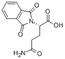 (S)-4-CARBAMOYL-2-(1,3-DIOXO-1,3-DI HYDRO-ISOINDOL-2-YL)-BUTYRIC ACID 구조식 이미지