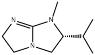 1H-Imidazo[1,2-a]imidazole,2,3,5,6-tetrahydro-1-methyl-2-(1-methylethyl)-,(2R)-(9CI) Structure