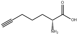 (R)-2-AMINOHEPT-6-YNOIC ACID 구조식 이미지