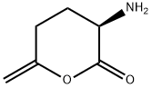 2H-Pyran-2-one,3-aminotetrahydro-6-methylene-,(3R)-(9CI) Structure