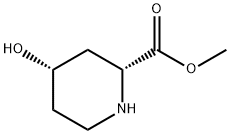 2-Piperidinecarboxylicacid,4-hydroxy-,methylester,(2R,4S)-(9CI) 구조식 이미지