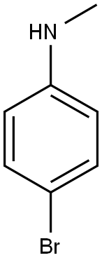 4-BROMO-N-METHYLANILINE 구조식 이미지