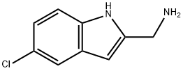 (5-CHLORO-1H-INDOL-2-YL)메타민 구조식 이미지