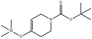 tert-Butyl 4-[(Trimethylsilanyl)oxy]-3,6-dihydro-2H-pyridine-1-carboxylate Structure