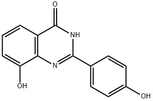 4(1H)-Quinazolinone,  8-hydroxy-2-(4-hydroxyphenyl)-  (9CI) 구조식 이미지