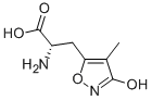 (S)-2-AMINO-3-(3-HYDROXY-4-METHYL-ISOXAZOL-5-YL)-PROPIONIC ACID 구조식 이미지