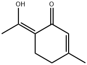 2-Cyclohexen-1-one, 6-(1-hydroxyethylidene)-3-methyl-, (6Z)- (9CI) Structure