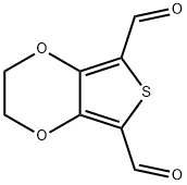 2,3-DIHYDROTHIENO[3,4-B][1,4]DIOXINE-5,7-DICARBALDEHYDE 구조식 이미지