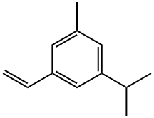 Benzene, 1-ethenyl-3-methyl-5-(1-methylethyl)- (9CI) 구조식 이미지
