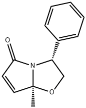 (3R-CIS)-2,3-DIHYDRO-7A-METHYL-3-PHENYLPYRROLO-[2,1-B!OXAZOL-5(7AH)-ONE, 97 Structure