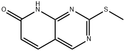 2-(Methylthio)pyrido[2,3-d]pyrimidin-7(8H)-one Structure