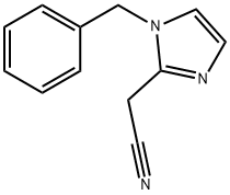 (1-BENZYL-1H-IMIDAZOL-2-YL)ACETONITRILE Structure