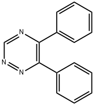 5,6-DIPHENYL-1,2,4-TRIAZINE 구조식 이미지