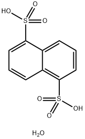 1,5-Naphthalenedisulfonic acid tetrahydrate 구조식 이미지