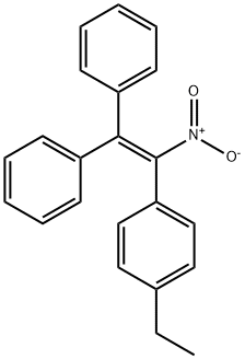 2,2-디페닐-1-(p-에틸페닐)-1-니트로에텐 구조식 이미지