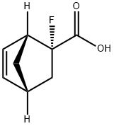 비시클로[2.2.1]헵트-5-엔-2-카르복실산,2-플루오로-,(1R,2R,4R)-(9Cl) 구조식 이미지
