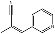 2-Propenenitrile,2-methyl-3-(3-pyridinyl)-,(2Z)-(9CI) Structure