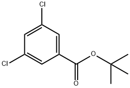 벤조산,3,5-디클로로-,1,1-디메틸에틸에스테르 구조식 이미지