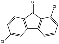 1,6-Dichloro-9H-fluoren-9-one Structure