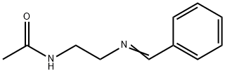 아세트아미드,N-[2-[(페닐메틸렌)아미노]에틸]- 구조식 이미지