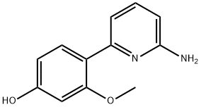 4-(6-AMINO-2-PYRIDINYL)-3-METHOXYPHENOL Structure