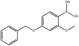 4-벤질옥시-2-메톡시페닐보론산 구조식 이미지