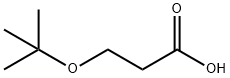 3-TERT-BUTOXYPROPIONIC ACID Structure