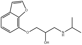 1-benzofuran-7-yloxy-3-(propan-2-ylamino)propan-2-ol Structure