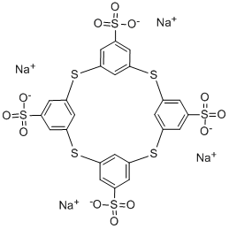 4-SULFOTHIACALIX[4]ARENE SODIUM SALT Structure